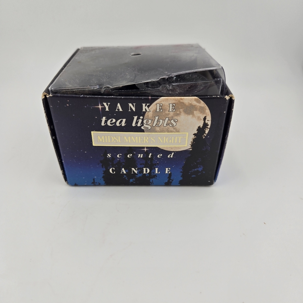 Yankee Candle Rare Retired Midsummers Nights Tea Lights scented